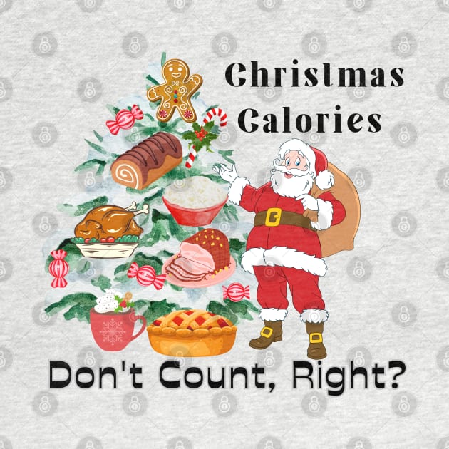 Christmas Gifts, "Christmas Calories Don't Count, Right?" by Papilio Art